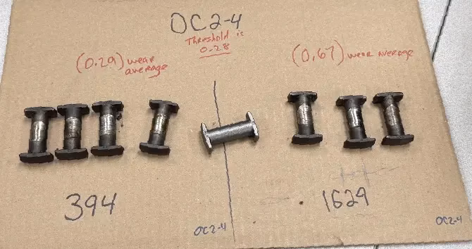 examples of chain wear
